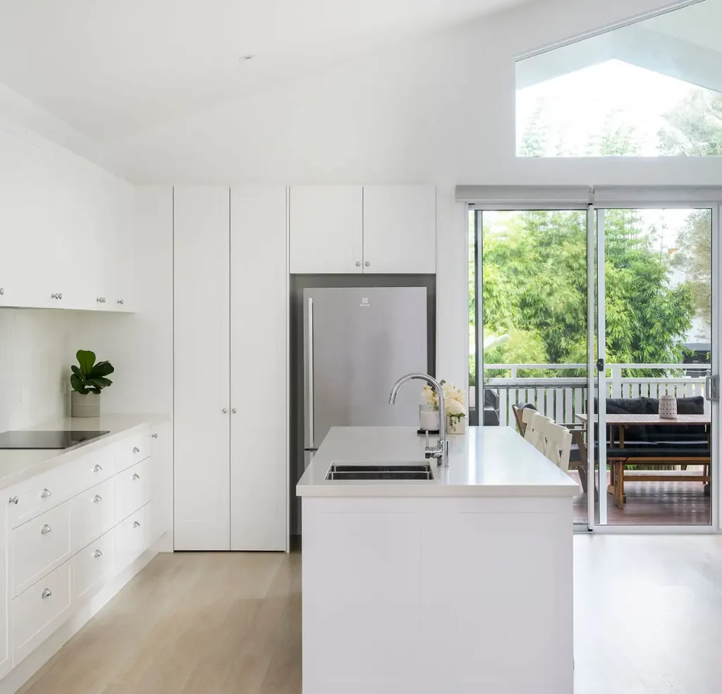 Kitchen and Living Space in Cardiff Renovation