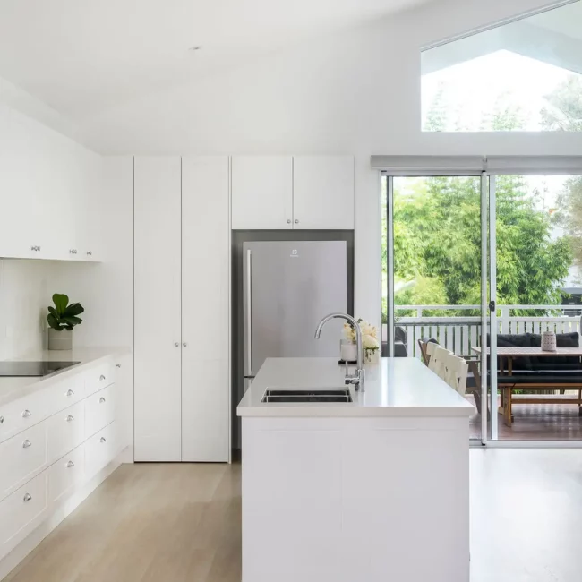 Kitchen and Living Space in Cardiff Renovation